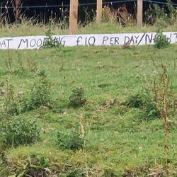 A new charge because people had left rubbish, BBQ scorched grass and let dogs scare cattle