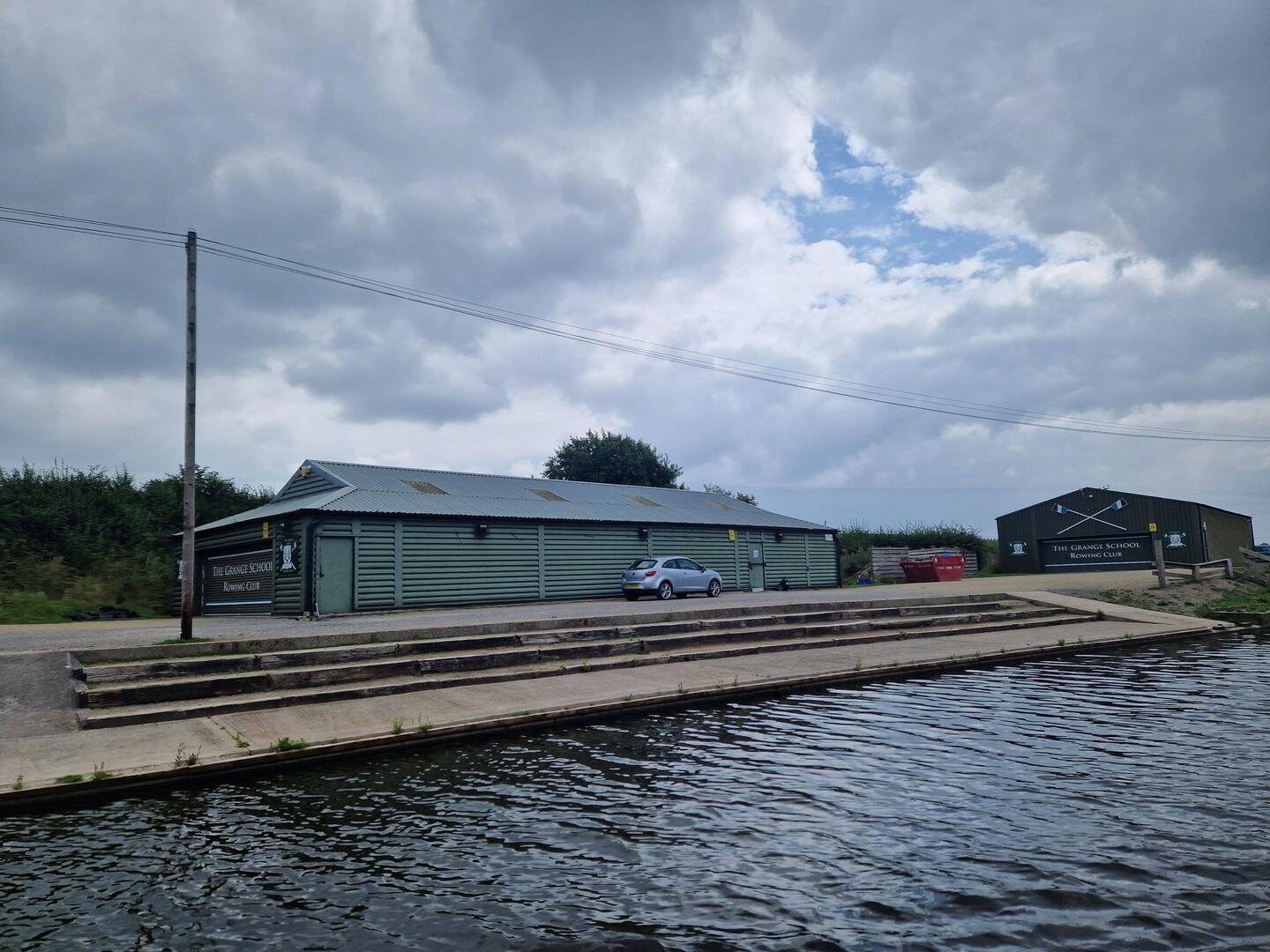 Not many schools have rowing facilties like this!