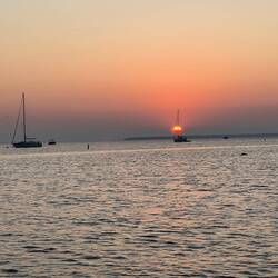 Another photo of last night's sunset in Fish Creek Harbor.