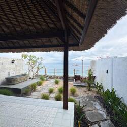 Unser eigener Strandabschnitt vom Bungalow aus