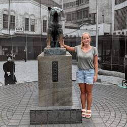 Hachiko statue 🥰
