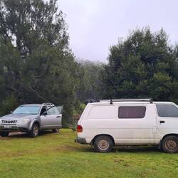 Auf den Wombat-Campingplatz