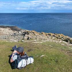 Taking it all in...pitstop Mia style