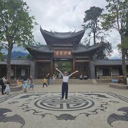 Temple taoiste Bihua à Baisha aux fresques du XVIIe