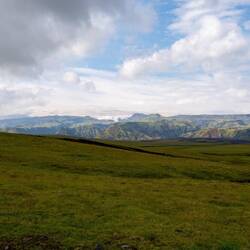 Da oben geht es morgen hin...