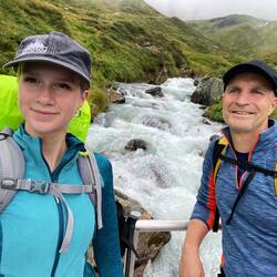 Kromerbach - die einzige Bachüberquerung mit Brücke