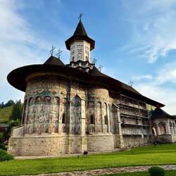 Nach dem Regen habe ich mir am Abend dann doch noch die Klosterkirche angeschaut.