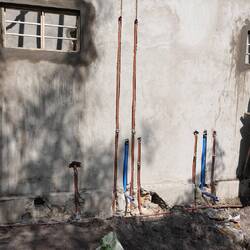 Die Baustelle neben an