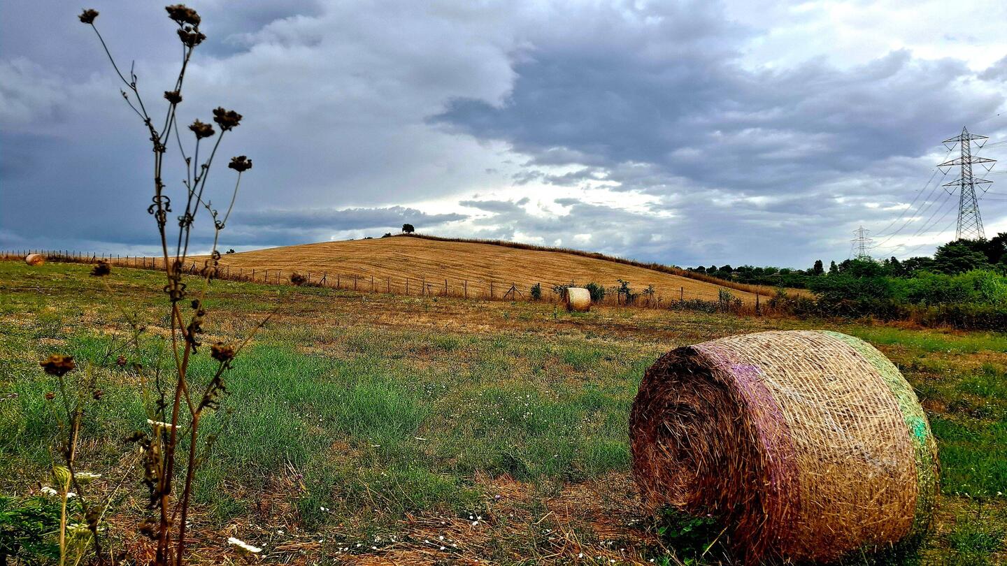 Grijs is weer de hoofdkleur in de lucht.