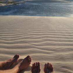 Sandy feet