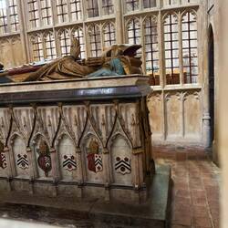 Tomb of William of Wyckeham, primary reconstruction builder