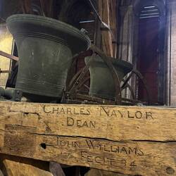 Historic graffiti in the rooftop