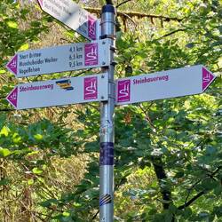 Der Steinhauerweg steht auch noch auf dem Programm