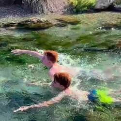 Courageux, les frangins!