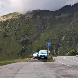 Simplonpass: kalt und windig