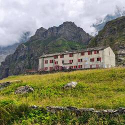 Pian del Re. Berghütte