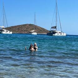 Twins in the water