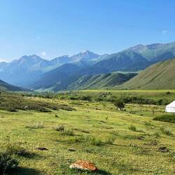 In einer Jurte muss man mal geschlafen haben!