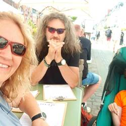 Sosta pranzo sul canale...😋😋