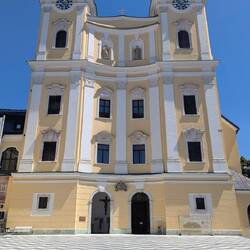 The wedding church in Mondsee