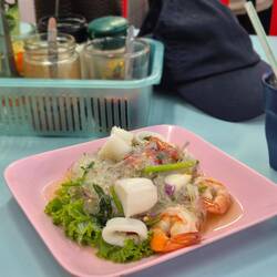 Yam Wun Sen (spicy glass noodle salad)