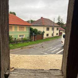 Blick auf die Dorfstraße