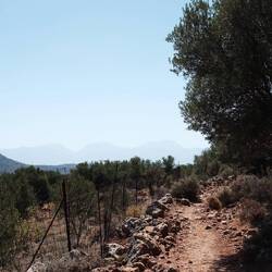 Et retour par le sentier Minoen pour finir la boucle.