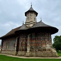 die Kirche vom Kloster Moldovița