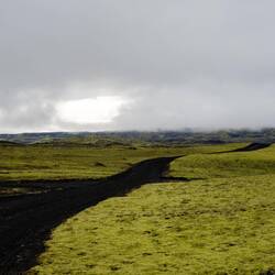 Eine quadratische Wolkenlücke