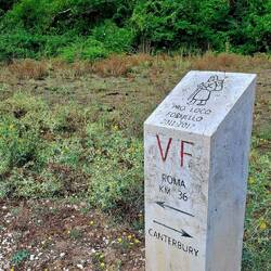 Ze blijven ieder jaar uitpakken met nieuwe aanduidingen op de Via Francigena.