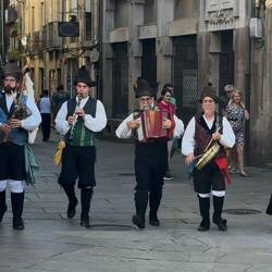 There was a party awaiting us! This band was really good.