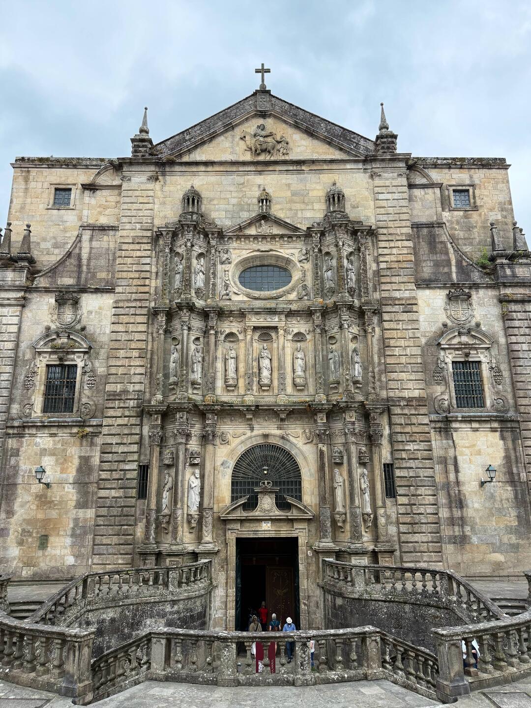 The Mosteiro (monastery) de San Martiño Pinario. Our room looked right over this from the right.