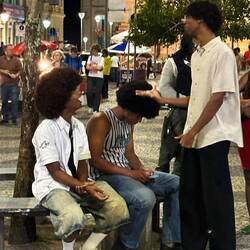 Afro ist hier total angesagt