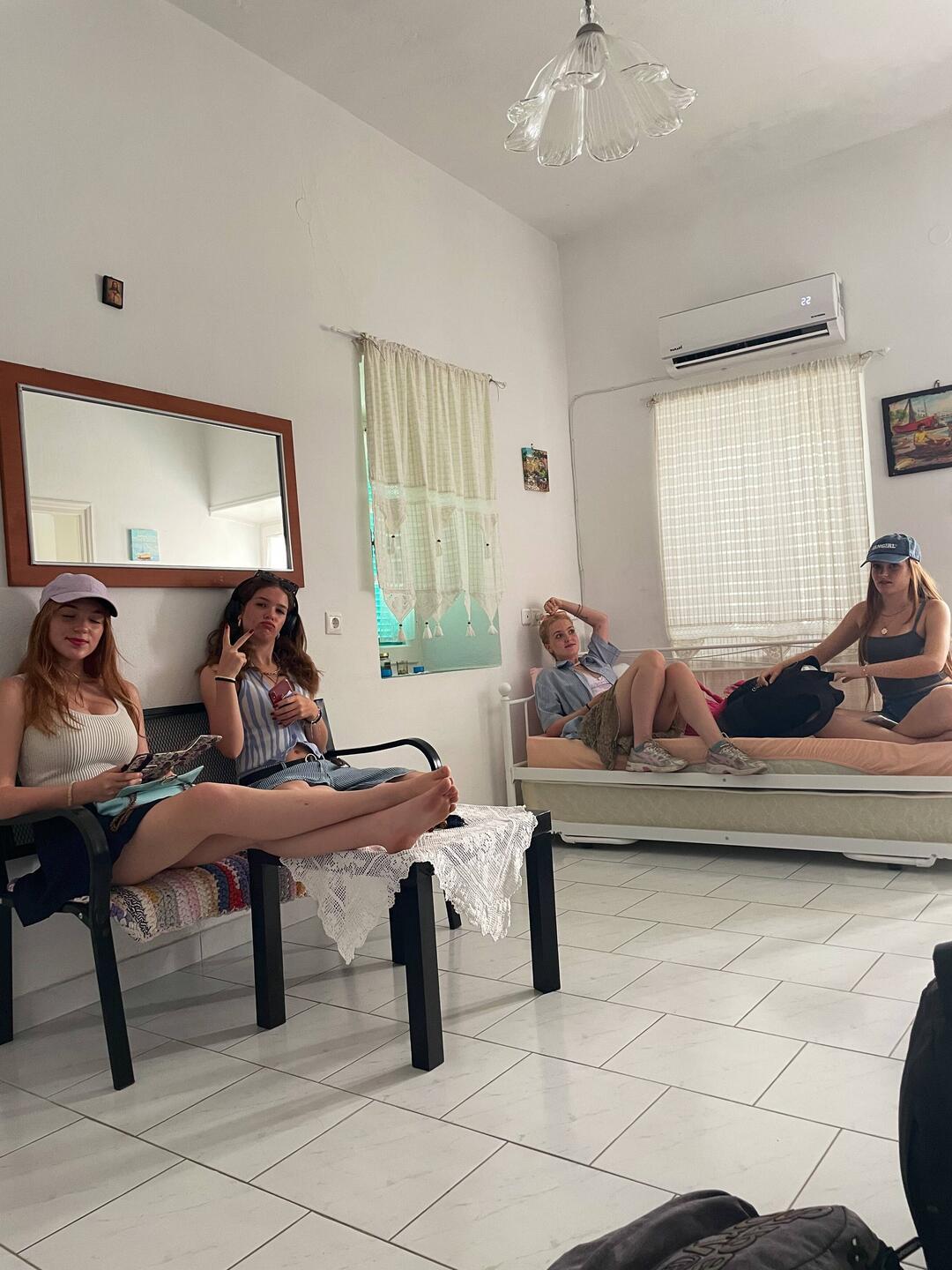 We had ages before we had to leave