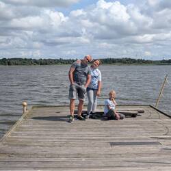 Am See ist es etwas weniger windig