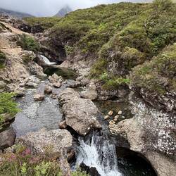 And most of the waterfalls ran into pools like these