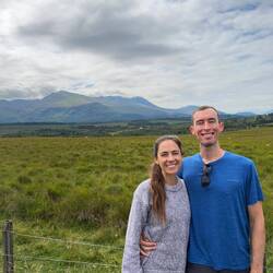A view from a pretty field we found
