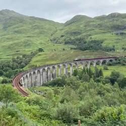 The Hogwarts Express chugging through!