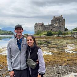 Another shot of us in front of the castle