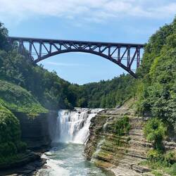 Letch SP upper falls and arch bridge