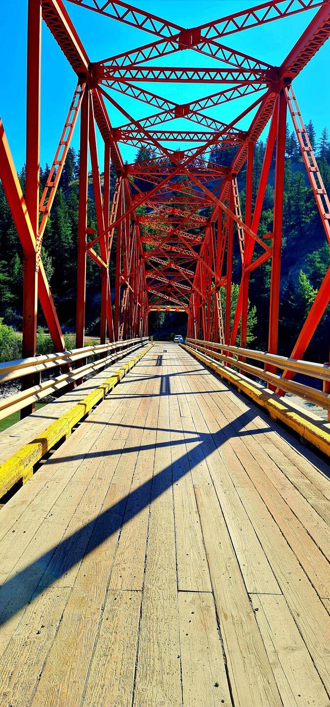 Brücke über den Fraser River