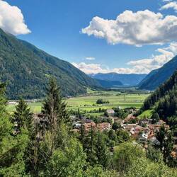 Blick vom Burg Café...