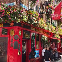 Lebhaftes Temple Bar Viertel