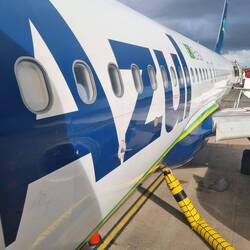 Boarding our flight from Sao Luis to Recife