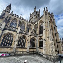 Bath Abbey built in 800 AD but reconstructed in the 1860's