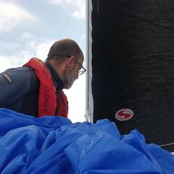 Georg richtet BIG BLUE her ...