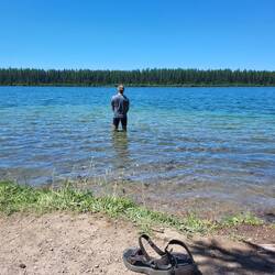 Der Clearwater-Lake hat sich seinen Namen redlich verdient