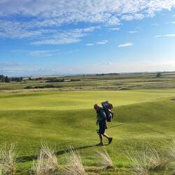 No Robin you can't camp on the golf course