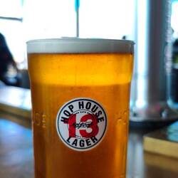 On der Gravity Bar bevorzuge ich das Hopfenbier