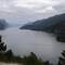Blick vom Aussichtpunkt in den Lysefjord.